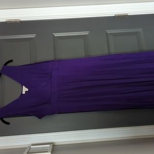 Purple maxi dress